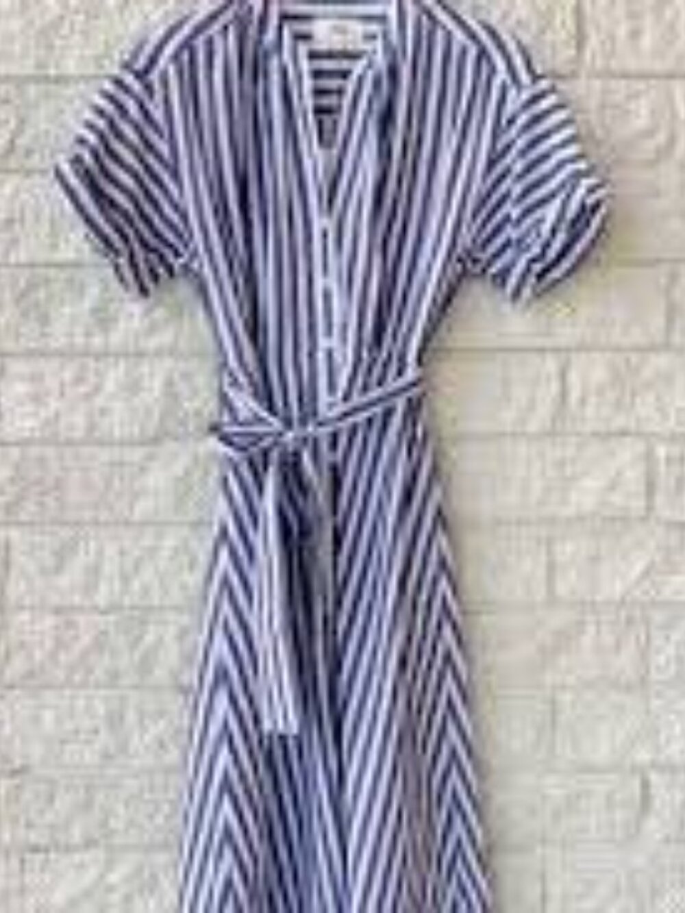 Xirena Liora Cotton Stripe Midi Dress Color: Twilight Stripe - Size Small - Picture 2 of 12